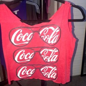 Coke t shirt tank top
